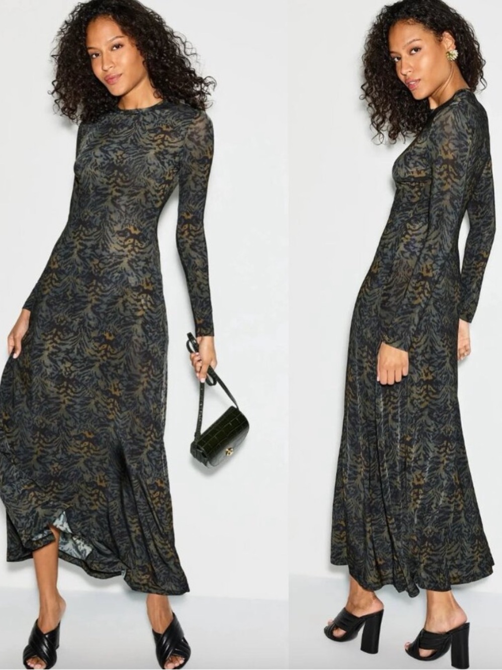 Ulla Johnson Amari Jersey Long Sleeve Dress, Size: S